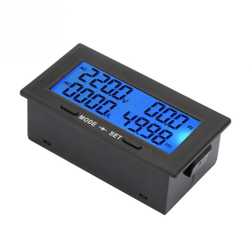 Esenlong YB5140DM-Z AC 0~100A 130~500V 6 in 1 Multi Function Digital Display Meter Black+Blue Esenlong YB5140DM-Z AC 0~100A 130~500V 6 in 1 Multi Function Digital Display Meter Black+Blue