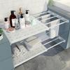 Adjustable Wardrobe Storage Shelves Wall Mounted Partition Layered Rack for the Wardrobe Closet Bathroom Retractable Organizer