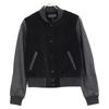 Rag&bone Lambskin Sleeve Stadium Jacket Jacket S blackUsed