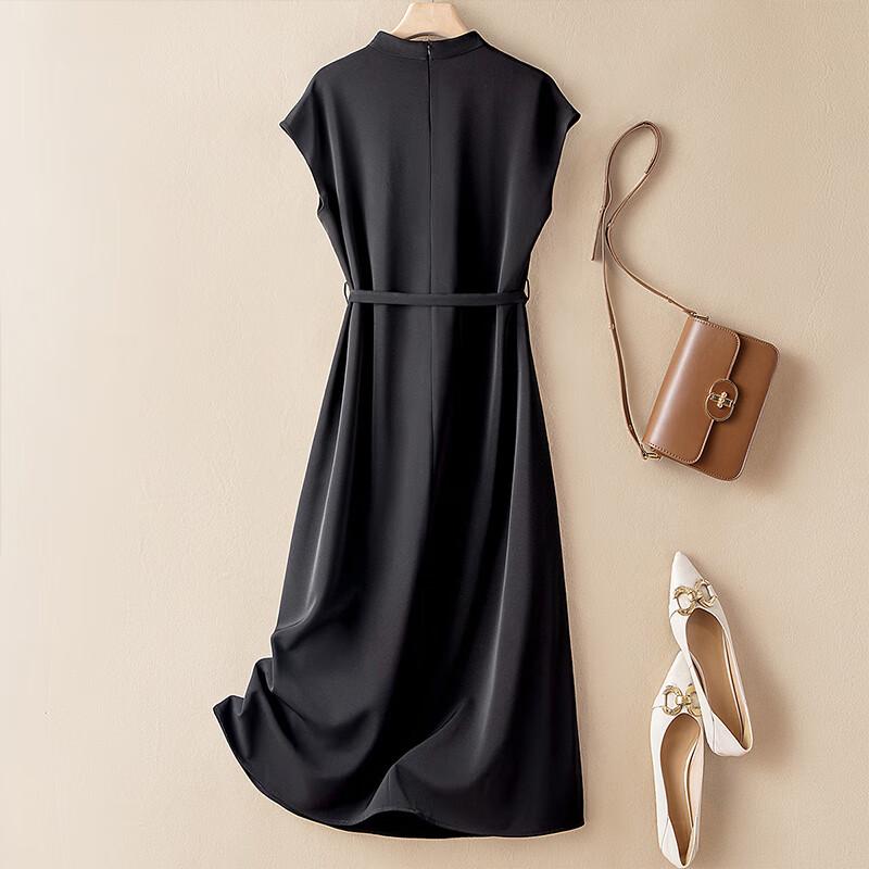 Sibaishe Women's Elegant A-Line Midi Dress