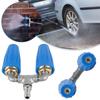 4000PSI Max 360° Rotatable High Pressure Washer Dual Garden Nozzle Car Turbine Cleaning Washing Tool Twin V7Y4