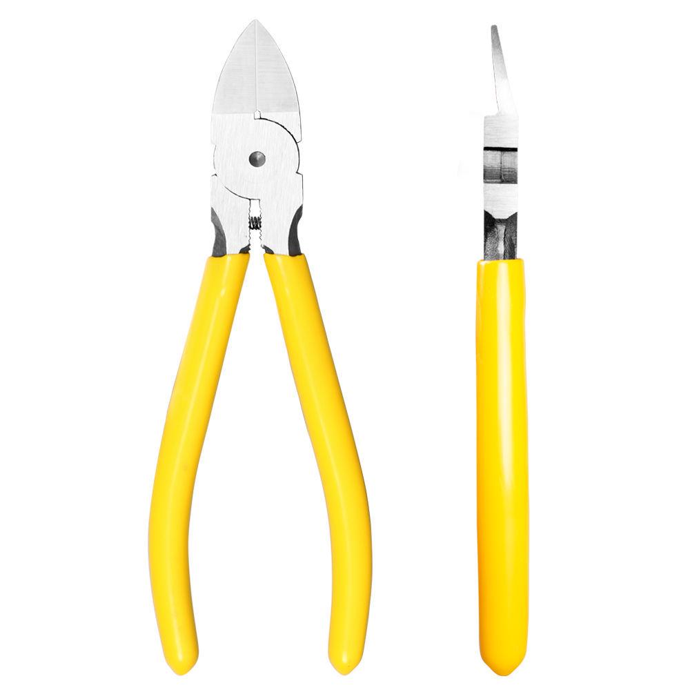 Industrial Pliers Set: 6" Cutting, 5" Diagonal, 8" Electrician's Pliers & Model Scissors