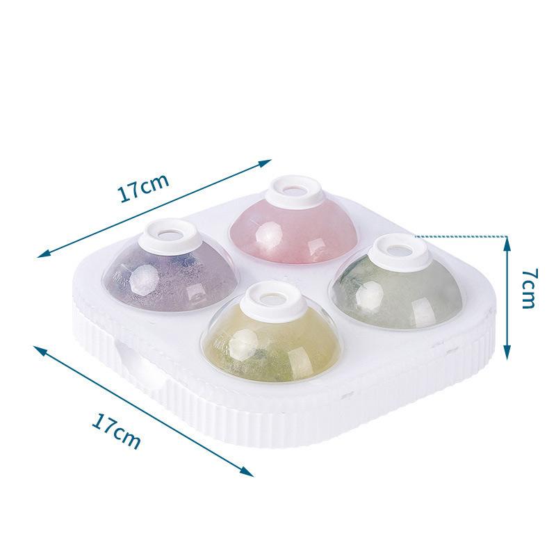 

Creative Ice Making Mold For Ice Hockey Plastic Covered Ice Cream Ice Grid Ice Cube Mold Ice Maker Large Ice Ball Maker With Lid
