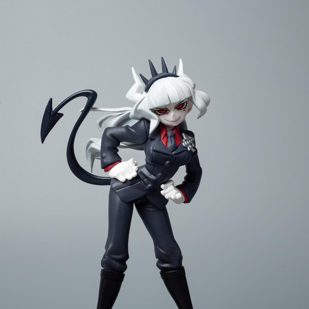 2025 18cm Helltaker Lucifer Icke-skala Plast Anime Figur Actionfigur Leksaker Docka Samling Julklapp Med Låda