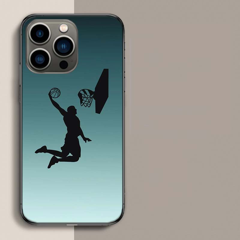 Basketball Phone Case For Iphone 17 Air 15 Pro 14 Plus 16 Pro Max 17E 16E 12 13 Mini 11 Cover Cute Fundas