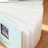 Photo Album, Small Slip-in Photo Album, Photo Book Picture Album with Front Window, Holds 52 Photos Memory Book for Wedding Family Anniversary