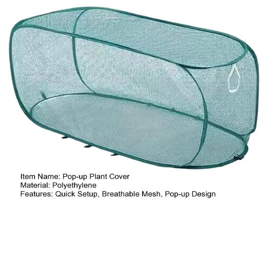 Copertura a Cupola per Piante Rete Protettiva da Esterno Barriera Insetti Rete Pieghevole Gabbia per Colture Copertura per Fioriere Rialzate per Verdura Frutta Piantine File di Giardino