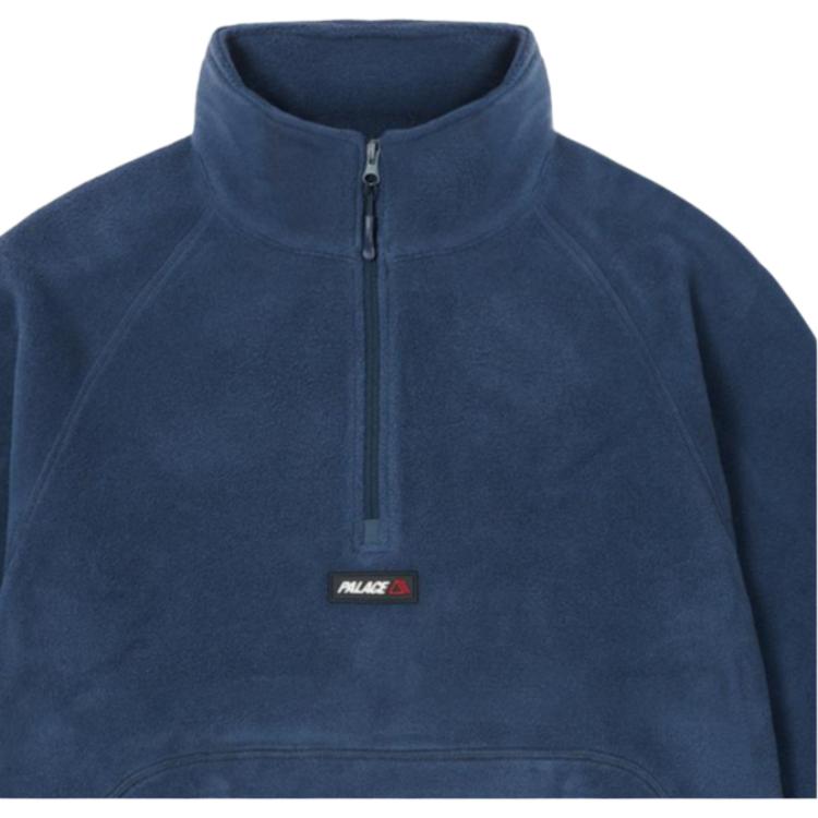 Palace Polartec 1/2 Zip Jacket Navy Unisex Outerwear Blue P27CS163