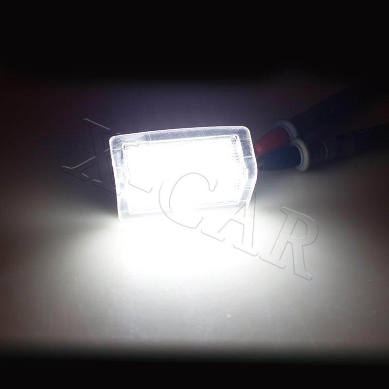 2PCS LED Courtesy Lamp For Mercedes Benz W176 W246 W204 W212 4D / 5D W166 12V 3W Door Welcome Light