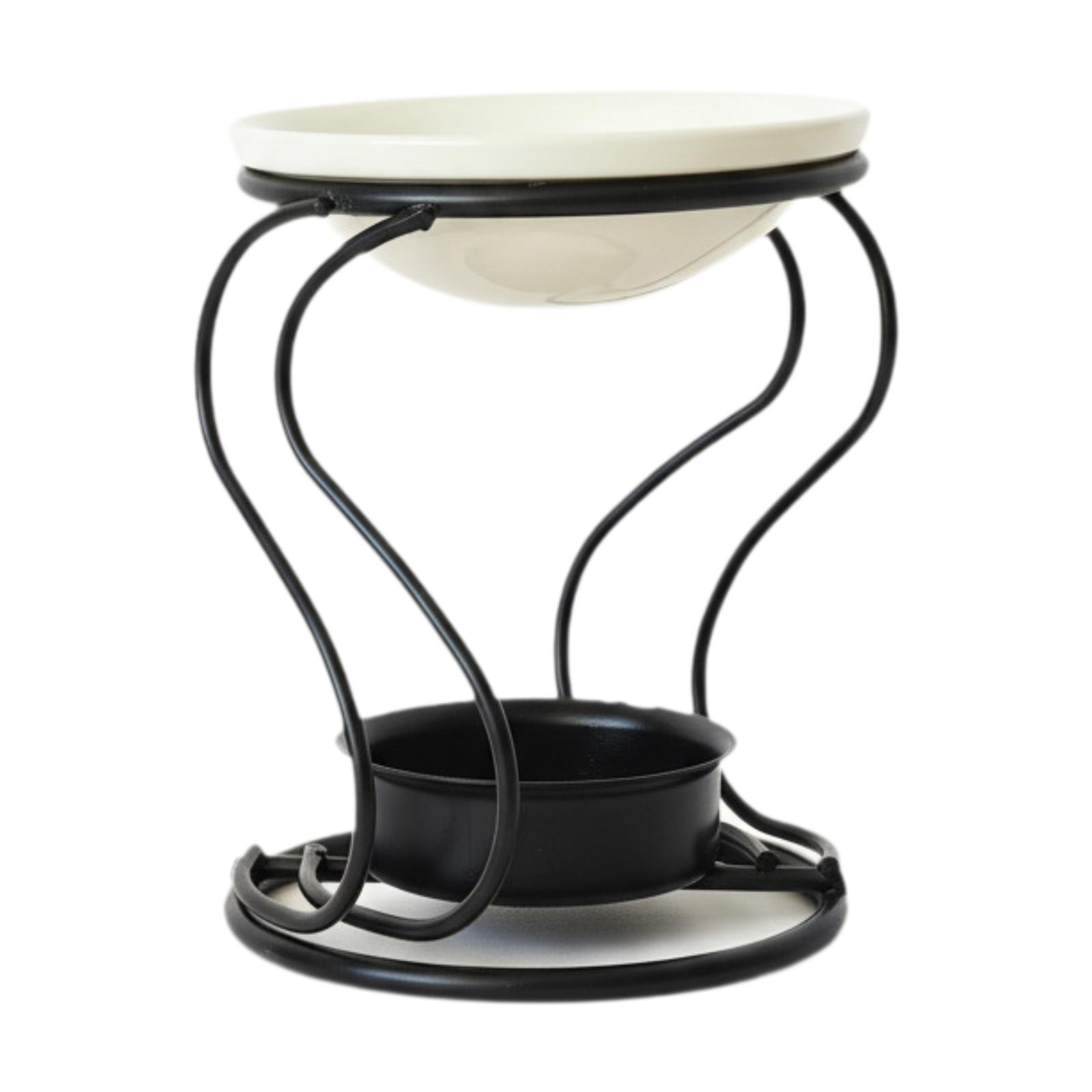 S-Type Iron Oil Burner Light Luxury Candlestick Essential Oil Stove Metal Essential Oil Lamp Household Aromatherapy Stove Candle