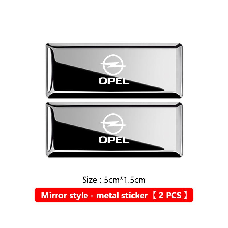 Dla logo samochodu Opel Naklejka na karoserię Emblemat ze stopu aluminium Naklejki samochodowe Odznaka Astra G J F K Vectra C H Corsa C B D Omega