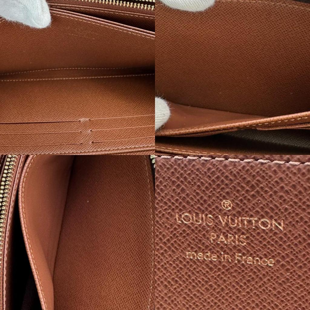 Louis Vuitton Monogram Zippy Wallet Long Wallet Purse Monogram Canvas M42616 Used