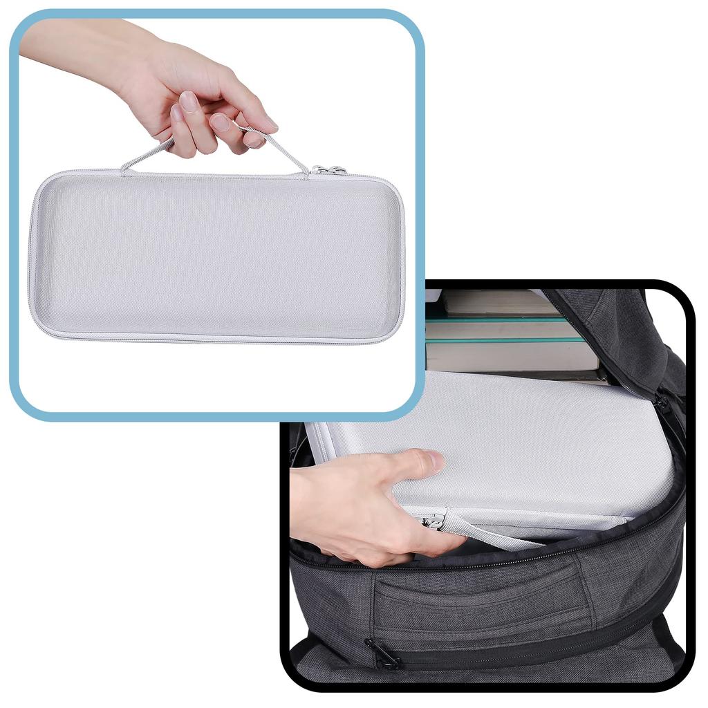 ASUS ROG ALLY X Gaming PC Storage Aenllosi ALLY/ROG Case, Gray/White (Case Only) -