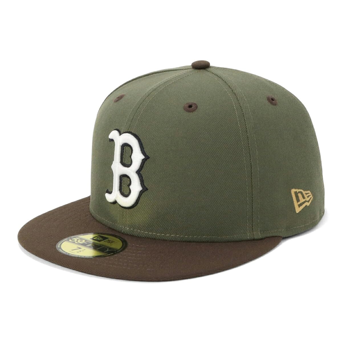 Кепка New Era 59FIFTY MLB Boston Red Sox, двухцветная под козырьком, эксклюзив ONSPOTZ, размер 7 3/8 (BOS Новый Оливково-Зеленый)