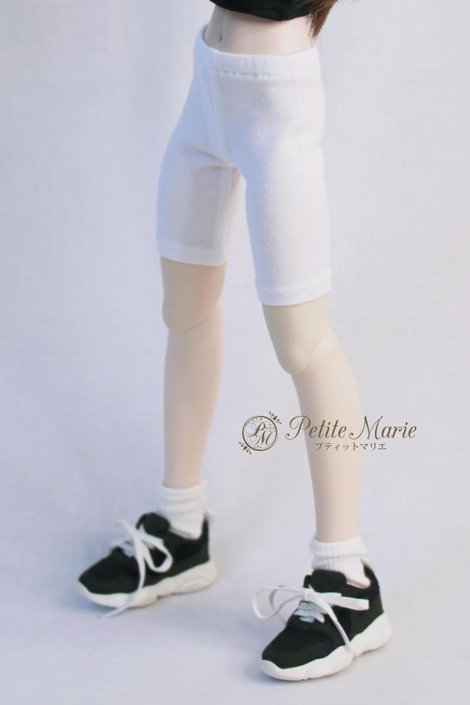 Petite Marie Scale MDD Compatible Length Fitness Daily Casual 40cm BJD Doll Clothes 1/3 3/4 Leggings, White, Spats, Pants, Leggings, Pants, Pants,