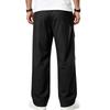 Pantalon de survêtement droit en sergé pour homme Coupe ample Hip Hop Streetwear Décontracté