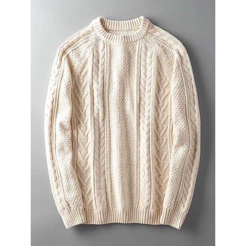 Foreign Trade Tail Order Handmade Thick Thread Cotton Sweater Sweater