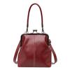 New retro messenger bag clip handbag personalized fashion casual shell mobile phone bag commuter single shoulder oblique