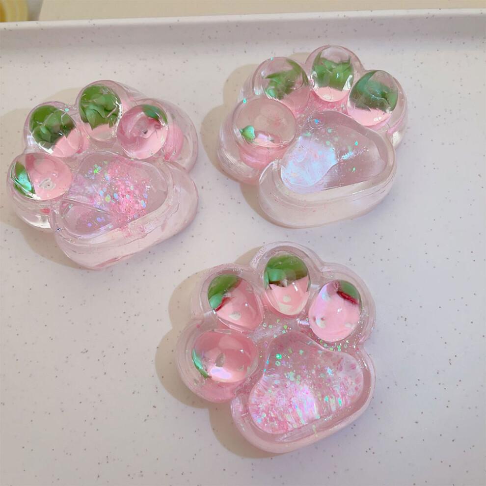 Cute Cat Paw Stress Relief Squeeze Toy For All Ages Anywhere. Just