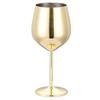 1/2pcs Stainless Steel Cocktail Glasses Red Wine Champagne Glass Drinkware Shatterproof Metal Cups For Home Bar Dinner Party