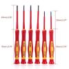 Precision Screwdriver Set 1000V 6 Pieces Screwdrivers Insulating Screwdriver Kit