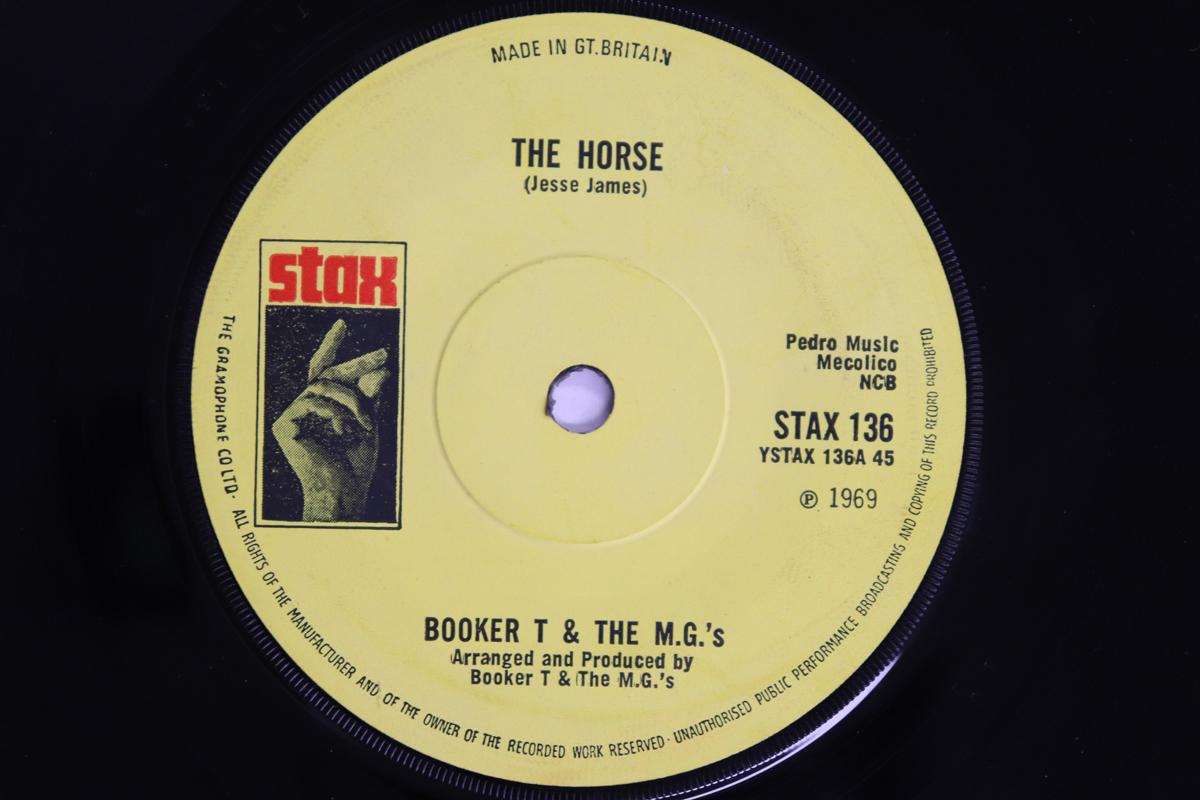 

7inch Record BOOKER T & THE MG S - Horse STAX136 STAX 1969 UK Soul/Funk Used