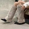 Elegant Pointed Toe Women High Heels Long Boots Designer Classical Suede Shoes 2025 Winter New Brand Pumps Cozy Knee Boots Mujer