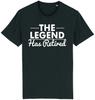 La Légende a pris sa retraite t-shirt drôle tee Idée Cadeau papa grand-père mari