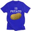 Male Is Potato As Seen On Late Night Television T Shirts Short Sleeve Cotton TShirt Casual Loose Oversized Streetwear Clothes