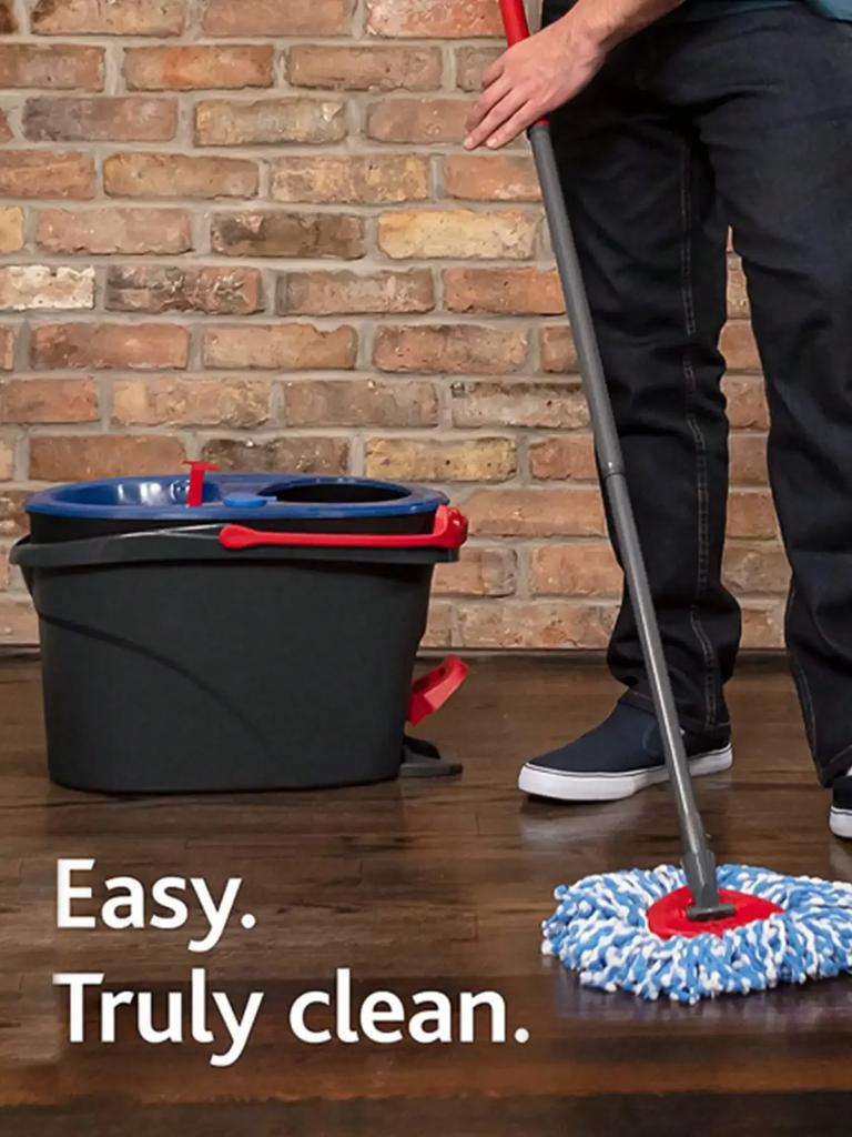3 balení náhradních hlavic na mop Spin Mop pro O-Cedar a Vileda Mop Spin Mop s 2 nádržkami na čištění podlah z mikrovlákna Příslušenství k systému s 2 nádržkami
