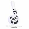 Creative Cute Panda Shiba Inu Lion PU Leather Keychain Pendant for Bags