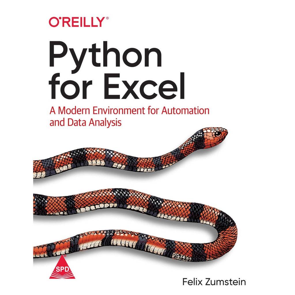 Oreilly Python for Excel Paperback UKN3691