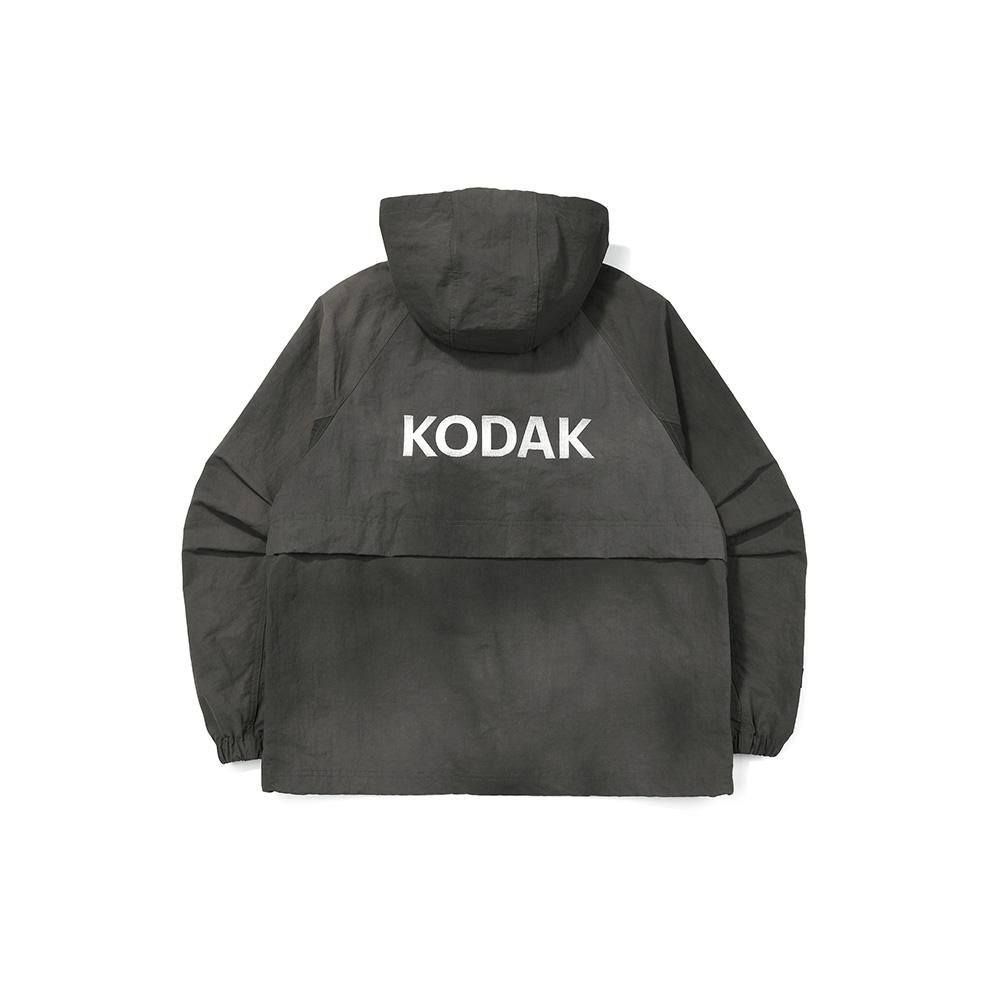 Kodak Cine Kodak Washed Hooded Jacket Charcoal
