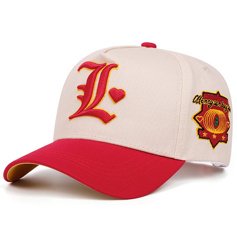 Creative New Simple Baseball Hat L Letter Embroidered Street Pop Hip Hop Hat Daily Leisure Sunshade Skateboard Hat Unisex