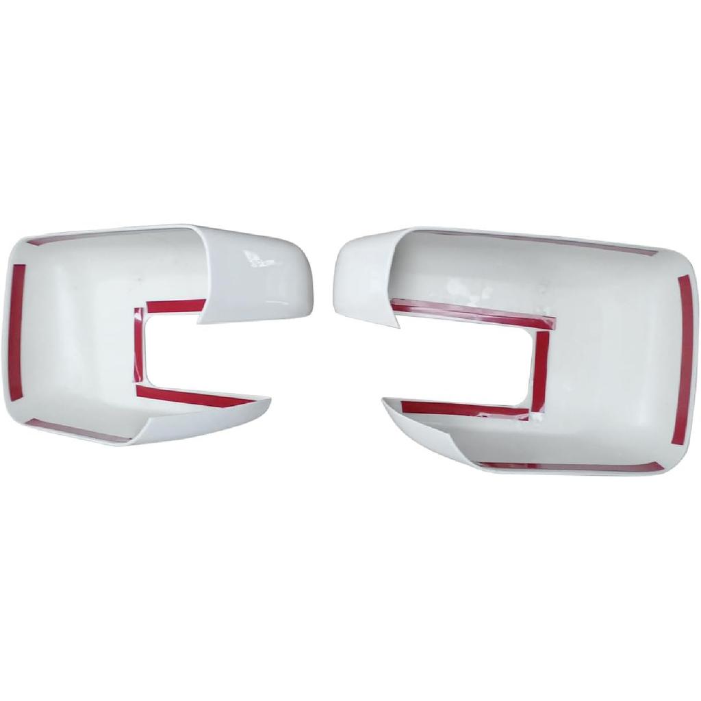 YOUNGERCAR Mirror Cover Fit for 2021 2022 2023 2024 2025 Ford F150 F-150 Mirror Covers Without Turn Signal Hole Oxford White