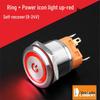 Lanbo 22A Stainless Steel Illuminated Self-Locking Momentary Push Button Elevator Switch