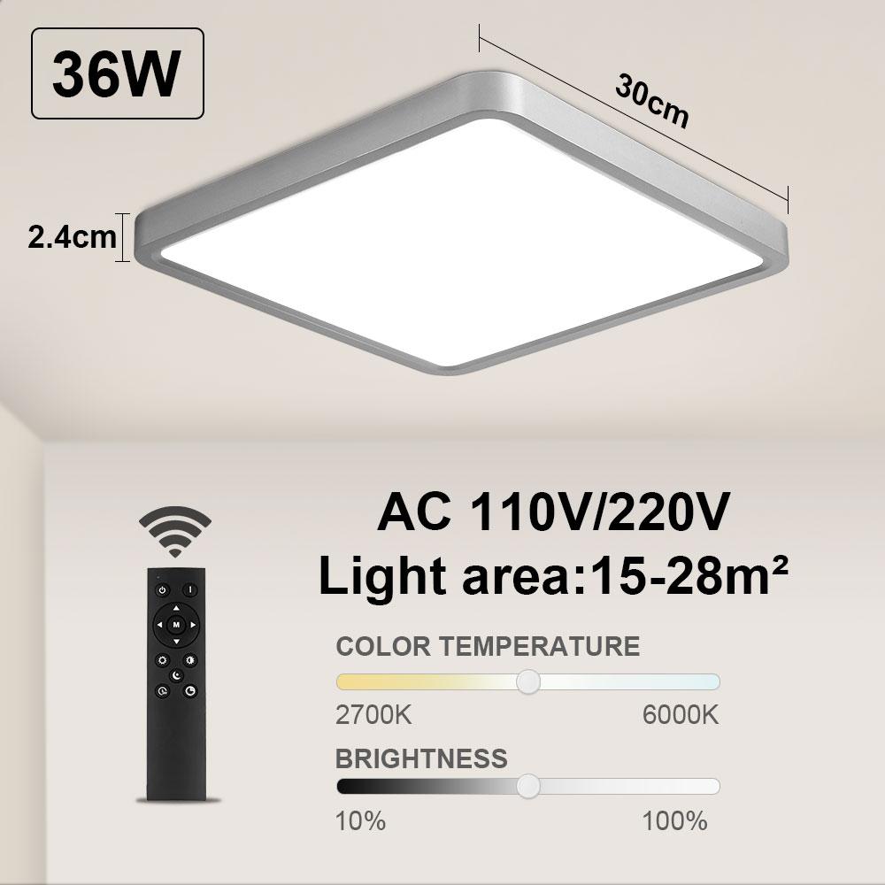 Smart LED Ceiling Lamp Tuya APP Remote Control  Voice Control Alexa Dimmable Lustre Light for Living Room Bedroom Lighting Luces