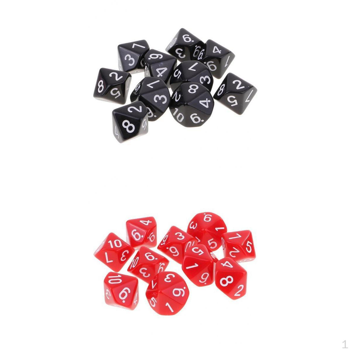 

20 штук D10 Многогранные Настольные Игры Подарок