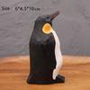 Simulation Animal Carving Log Decoration Crafts Penguin Goose Ornaments
