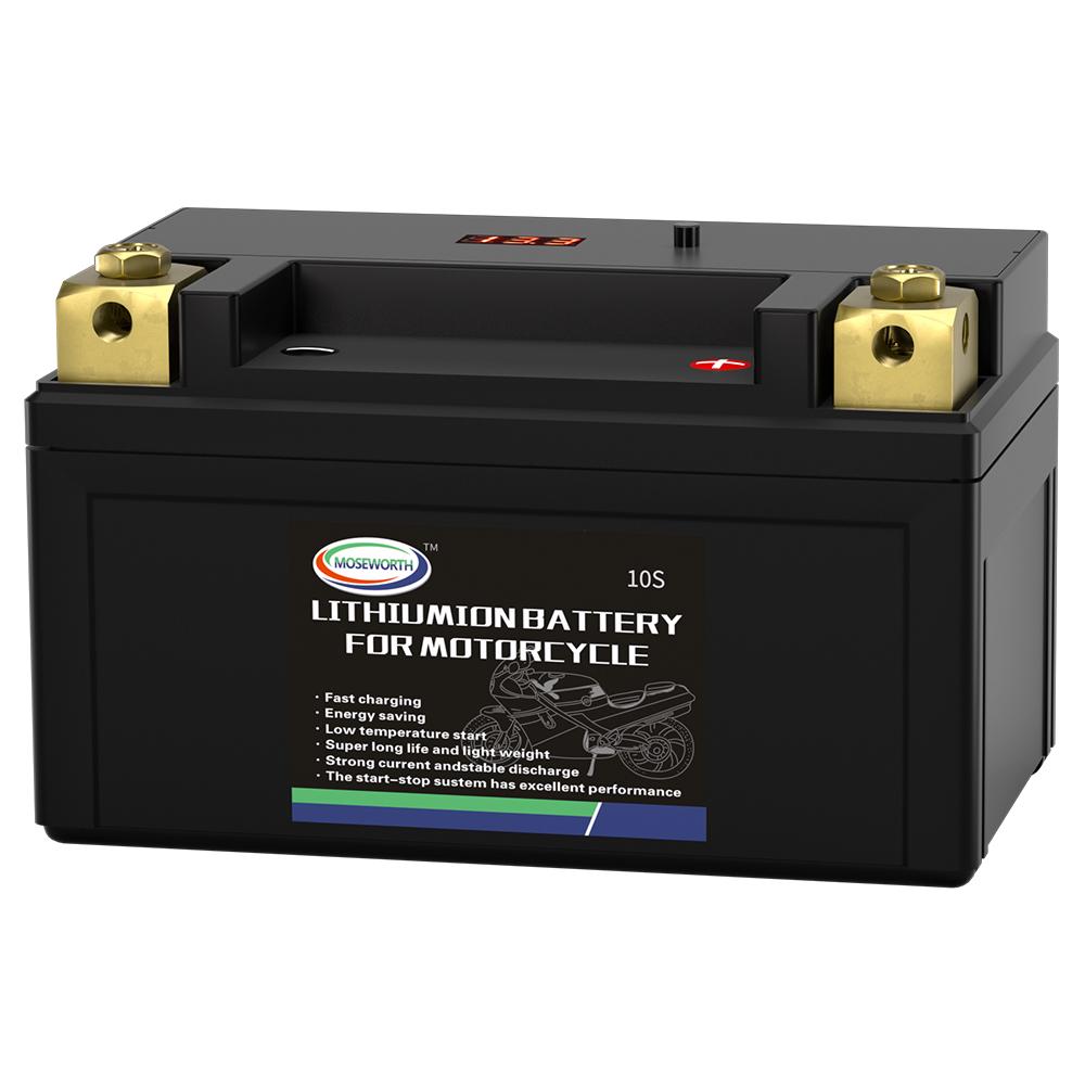 10S YTZ10S Lithium LiFePO4 Motorcycle Battery 12V 6Ah 420CCA Built in BMS Powersports Battery for ATV UTV Jet Ski Snowmobile