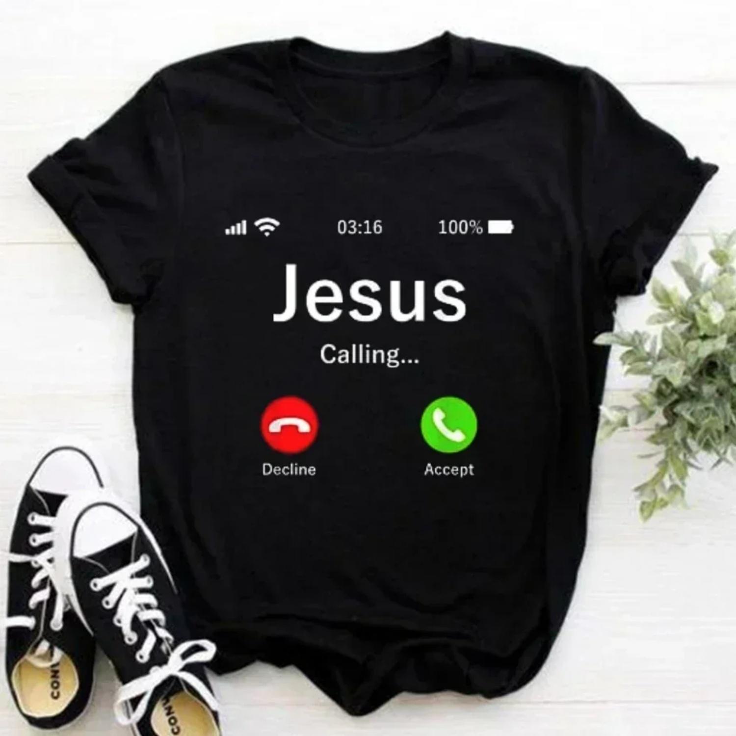 

2023 Jesus Is King Letter Print Women T-shirt Christian Faith Hope Love Harajuku T Shirts Religion O-neck Tops Tees Streetwears XXXXXL
