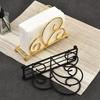Stainless Steel Iron Napkin Holder Stable Napkin Organizer Table Decoration