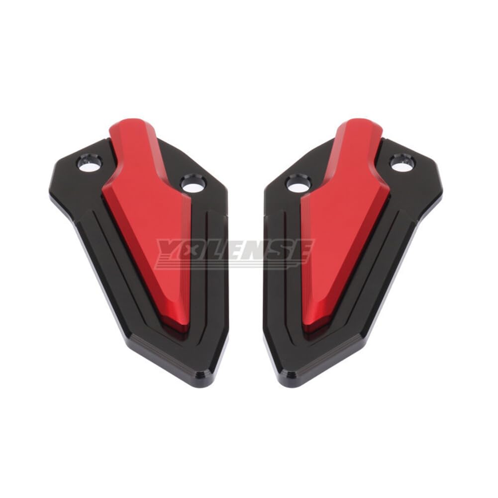 AL-mart Motorcycle Back Step Rear Set Footrest Foot Peg Pedal Guard Decorative Heel Plate for Kawasaki Ninja ZX-4R/ZX-4RR/ZX-25R(SE)