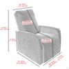 Elastic Sofa Cover Chair for Storage and Moving Armchair recliner Slipcover