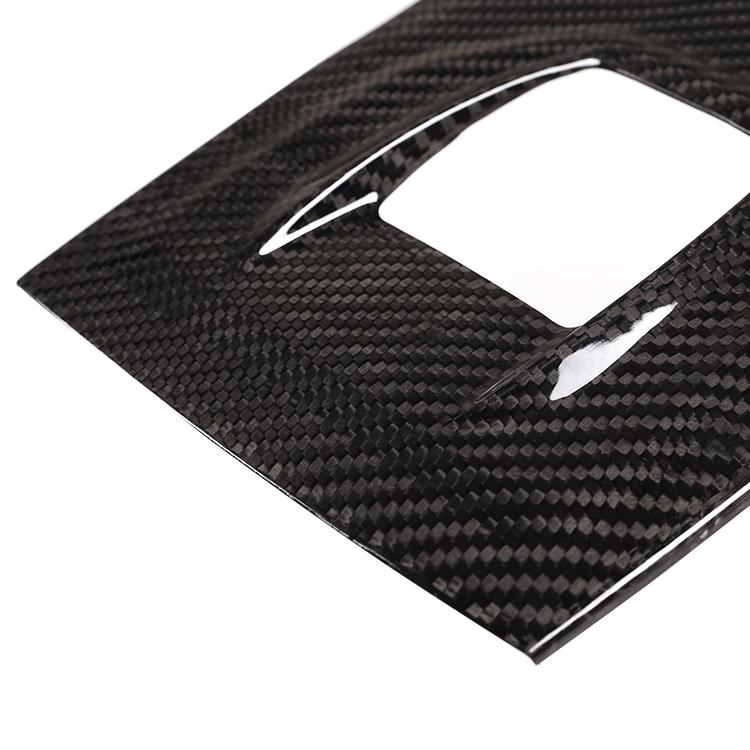 Carbon Fiber Interior Accessory for the Central Control Gear Panel Decoration Frame of the Car for Alfa Romeo Giulia/Stelvio