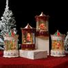 Christmas decorations carousel ornaments with music falling snow glowing water-filled ornaments music box gifts