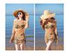Women's Sexy Tummy Control Three-Piece Bikini Set for Seaside and Hot Springs