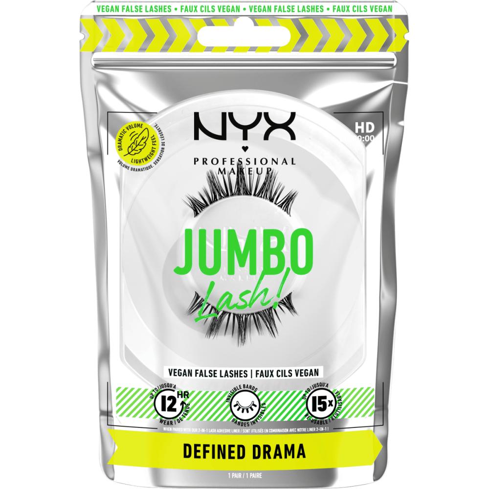 

Nyx NYX Artificial Eyelashes Jumbo Lash 08 Full Defined Drama (1 пара) 2шт