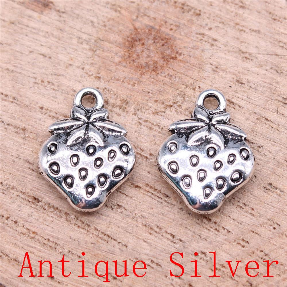 Food Fruit Shaped Charms Pendant For Bracelet Necklace Jewelry Making Craft Findings