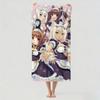 Anime N-Nekopara Towel Drying Bath Towel Applicable To Light Swimming Camping Yoga Beach Out